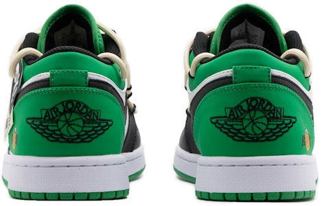 (W) カスタムシューズ (女性用) エアジョーダン1ロー 『レモングリーンホワイトブラック』 553560-065(Team57-女款柠檬) Shop (W) カスタムシューズ (女性用) エアジョーダン1ロー 『レモングリーンホワイトブラック』 553560-065(Team57-女款柠檬)