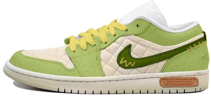 (W) 【カスタムシューズ】(女性用) エアジョーダン1ロー「抹茶グリーン スプラッターパッチワーク」 DB6480-100(Team拾玖-牛油果奶酪S-BOX) Buy (W) 【カスタムシューズ】(女性用) エアジョーダン1ロー「抹茶グリーン スプラッターパッチワーク」 DB6480-100(Team拾玖-牛油果奶酪S-BOX)