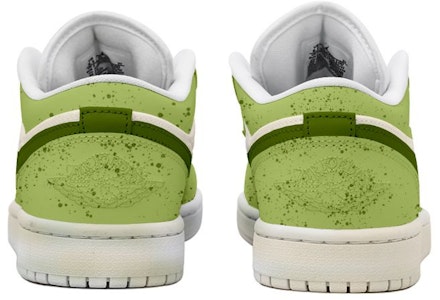 (W) 【カスタムシューズ】(女性用) エアジョーダン1ロー「抹茶グリーン スプラッターパッチワーク」 DB6480-100(Team拾玖-牛油果奶酪S-BOX) Shop (W) 【カスタムシューズ】(女性用) エアジョーダン1ロー「抹茶グリーン スプラッターパッチワーク」 DB6480-100(Team拾玖-牛油果奶酪S-BOX)