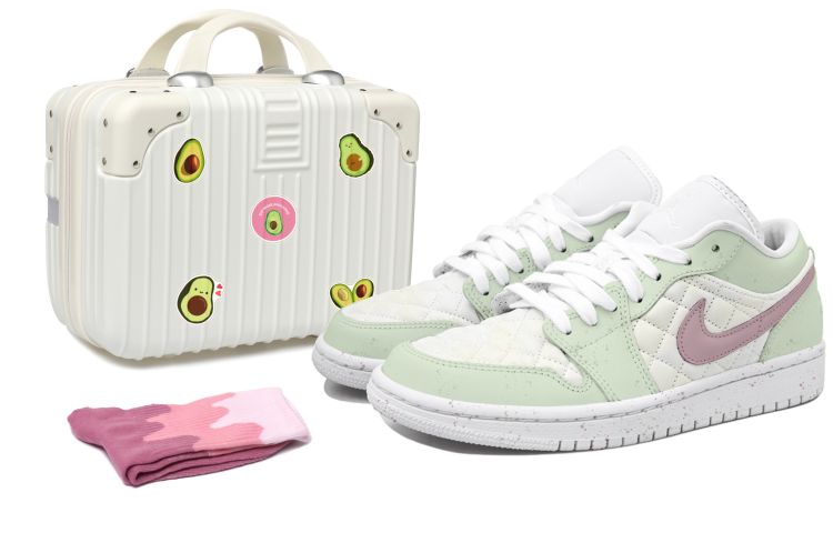 Buy (W) [Kasut Custom] Air Jordan 1 Low 'Mint Green Splatter' DB6480-100(Team拾玖-薄荷奶绿S-BOX)