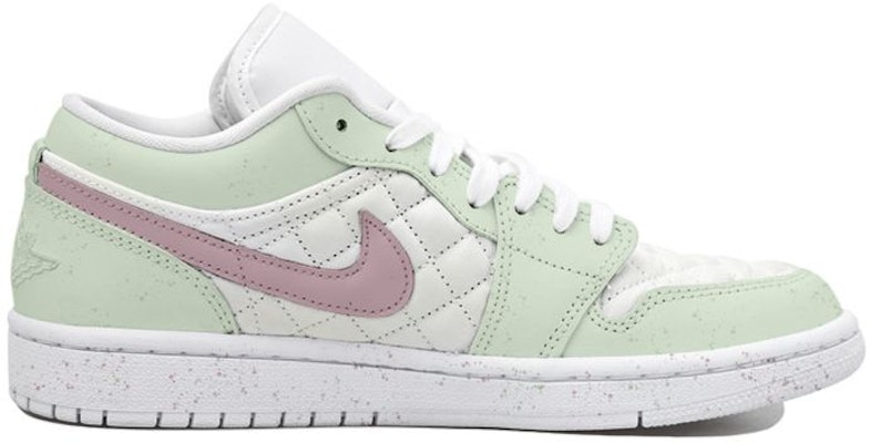 (W) 【カスタムシューズ】(女性用) エアジョーダン 1 ロー 'ミントグリーンスプラッター' DB6480-100(Team拾玖-薄荷奶绿S-BOX) Lookbook (W) 【カスタムシューズ】(女性用) エアジョーダン 1 ロー 'ミントグリーンスプラッター' DB6480-100(Team拾玖-薄荷奶绿S-BOX)