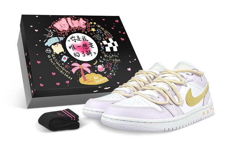 Buy (W) [定制鞋款] Air Jordan 1 Low '神秘鸭' DC0774-501(Team47-女问号鸭SBOX)