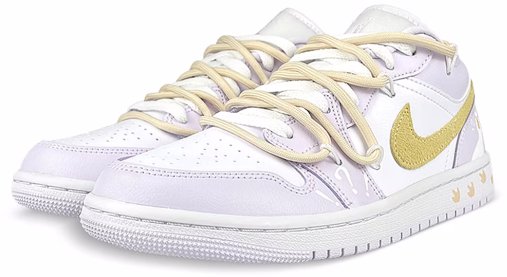 (W) 에어 조던 1 로우 '미스터리 덕' (커스텀) DC0774-501(Team47-女AJ问号鸭) Lookbook (W) 에어 조던 1 로우 '미스터리 덕' (커스텀) DC0774-501(Team47-女AJ问号鸭)