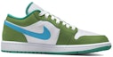 Order (W) 에어 조던 1 로우 '오아시스 스트라이프' (커스텀) DC0774-132(Team48-绿洲)