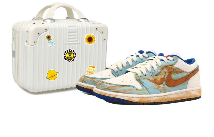 Buy (W) [定制鞋] Air Jordan 1 Low 'OKHR 秋叶' DC0774-416(Team拾玖-一叶知秋S-BOX）