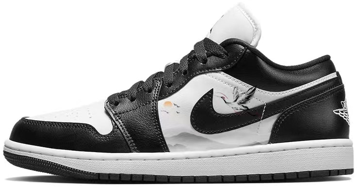 custom-shoes-women-air-jordan-1-low-panda-dawn