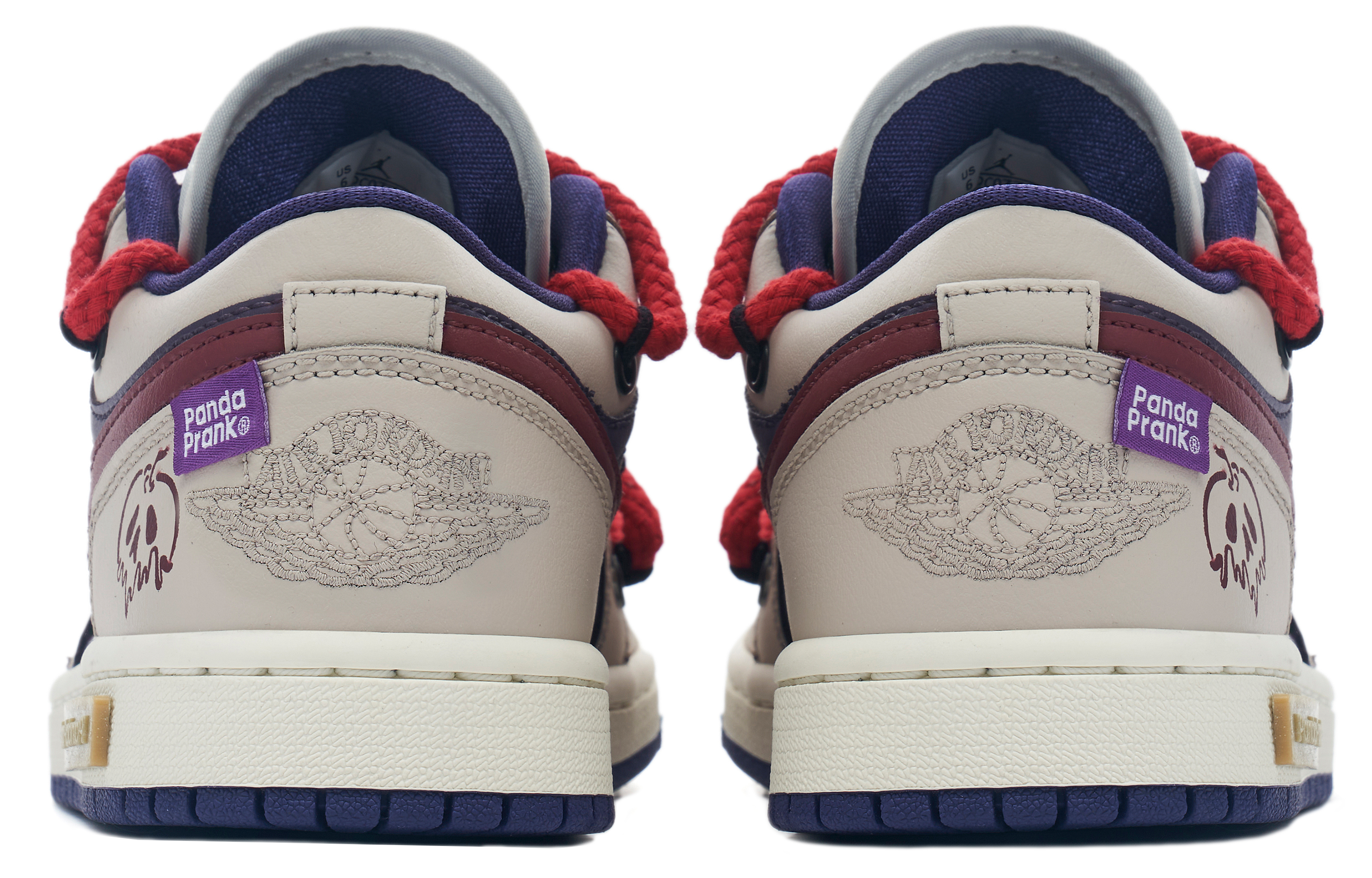 [Custom Shoes] (W) Jordan 1 Low 'Panda Mischief Purple Haze' 圖 5