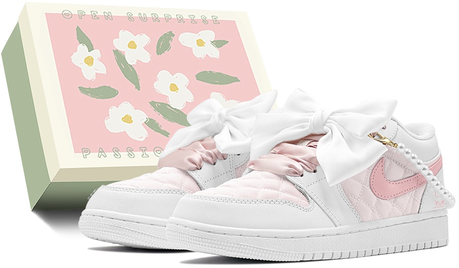 custom-shoes-women-air-jordan-1-low-pearl-girl-pink-white