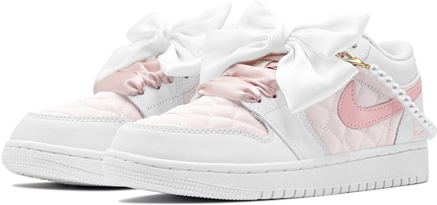 (W) 에어 조던 1 로우 '펄 걸 핑크-화이트' (커스텀) DB6480-100(TeamS-珍珠少女S-BOX) Shop (W) 에어 조던 1 로우 '펄 걸 핑크-화이트' (커스텀) DB6480-100(TeamS-珍珠少女S-BOX)