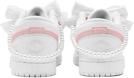 (W) 에어 조던 1 로우 '펄 걸 핑크-화이트' (커스텀) DB6480-100(TeamS-珍珠少女S-BOX) Purchase (W) 에어 조던 1 로우 '펄 걸 핑크-화이트' (커스텀) DB6480-100(TeamS-珍珠少女S-BOX)