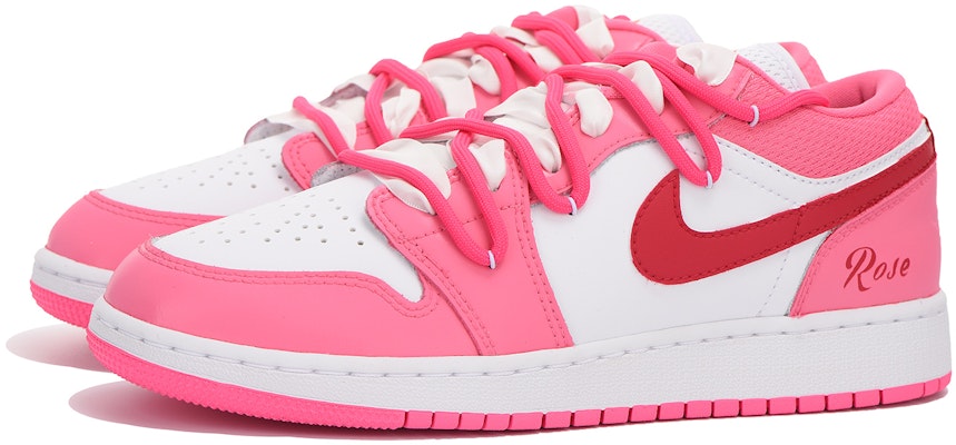 (W) 【カスタムシューズ】(女性) エア ジョーダン 1 ロー 'ピンクチェスナット分解' DR9498-168(Team拾伍-女款粉三) Lookbook (W) 【カスタムシューズ】(女性) エア ジョーダン 1 ロー 'ピンクチェスナット分解' DR9498-168(Team拾伍-女款粉三)