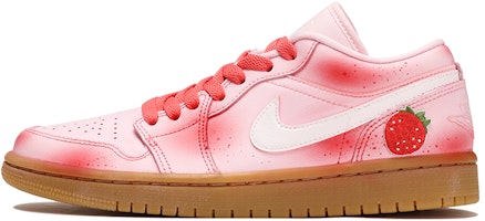 (W) 【カスタムシューズ】(女性用) エアジョーダン1 ロー 'ピンクガムグラデーションストロベリー' DC0774-601(TeamThree-女款草莓粉色) Buy (W) 【カスタムシューズ】(女性用) エアジョーダン1 ロー 'ピンクガムグラデーションストロベリー' DC0774-601(TeamThree-女款草莓粉色)