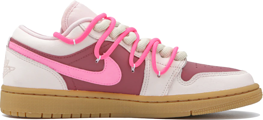 (W) 에어 조던 1 로우 '핑크 껌 체리 케이크' (커스텀) DC0774-601(Team4-女款樱桃蛋糕SBOX) Lookbook (W) 에어 조던 1 로우 '핑크 껌 체리 케이크' (커스텀) DC0774-601(Team4-女款樱桃蛋糕SBOX)