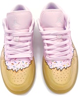 (W) 에어 조던 1 로우 '핑크 껌' 커스텀 슈즈 DC0774-601(Team-柒女款粉红甜甜圈) Shop (W) 에어 조던 1 로우 '핑크 껌' 커스텀 슈즈 DC0774-601(Team-柒女款粉红甜甜圈)