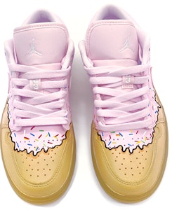 (W) カスタムシューズ (女性用) エア ジョーダン1 ロー 'ピンクガム' DC0774-601(Team-柒女款粉红甜甜圈) Shop (W) カスタムシューズ (女性用) エア ジョーダン1 ロー 'ピンクガム' DC0774-601(Team-柒女款粉红甜甜圈)