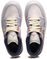 (W) 【カスタムシューズ】(女性用) エアジョーダン1 ロー『パープルピンクブラック』 DZ2768-651(Team10-毛线猫女QD) Shop (W) 【カスタムシューズ】(女性用) エアジョーダン1 ロー『パープルピンクブラック』 DZ2768-651(Team10-毛线猫女QD)