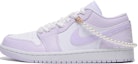 Buy (W) 에어 조던 1 로우 '퍼플 트위드' (커스텀) DC0774-501(Team拾伍-女款香风紫)