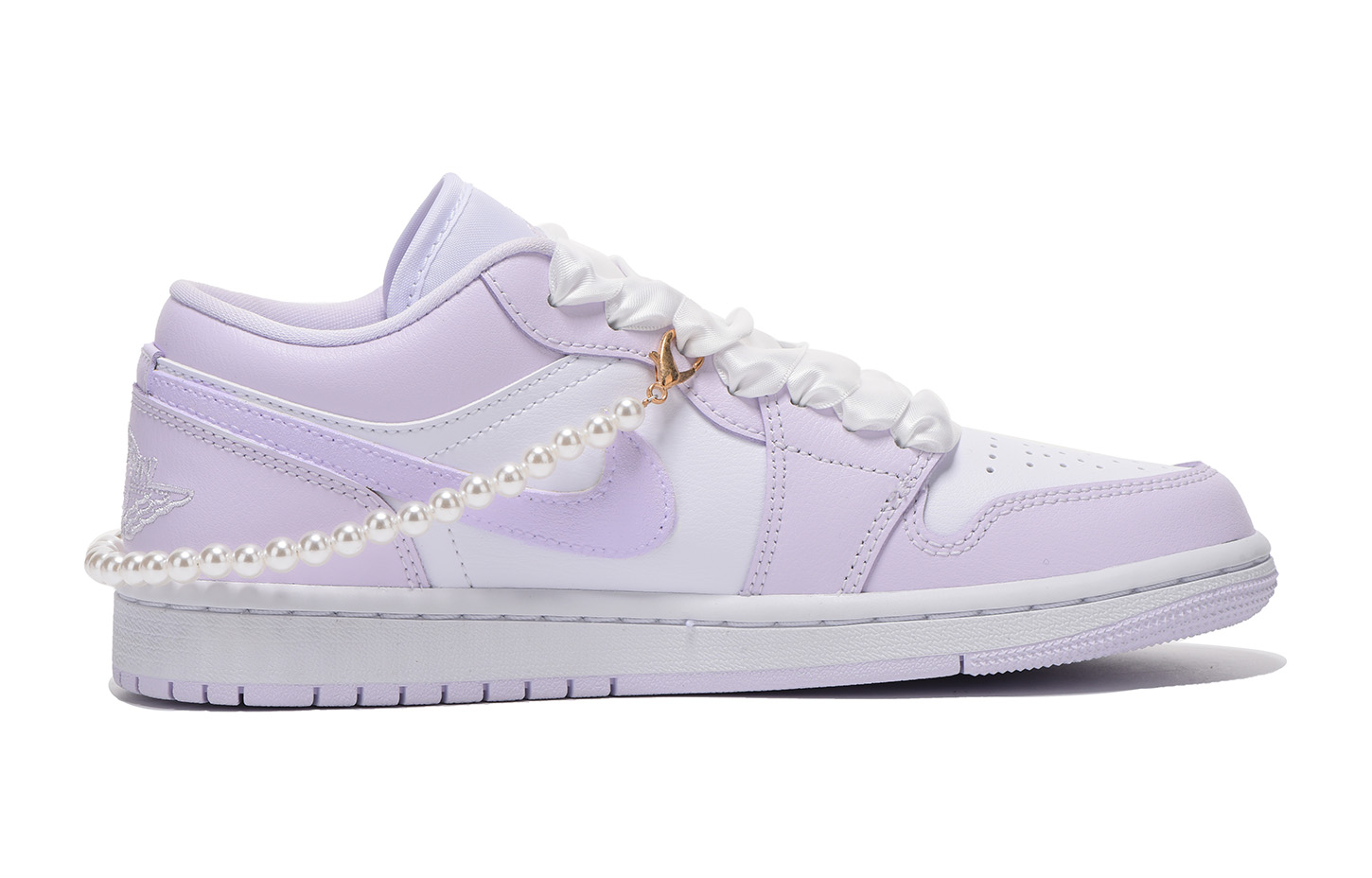 Order (W) 에어 조던 1 로우 '퍼플 트위드' (커스텀) DC0774-501(Team拾伍-女款香风紫)