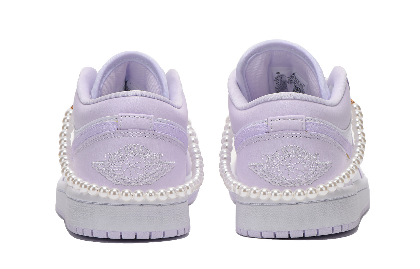 Shop (W) 에어 조던 1 로우 '퍼플 트위드' (커스텀) DC0774-501(Team拾伍-女款香风紫)