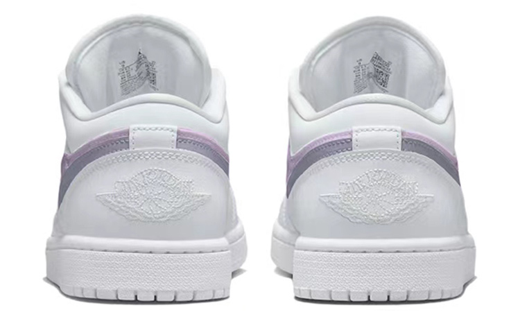 Shop (W) [Kasut Tempahan Khas] Air Jordan 1 Low 'Ungu Putih Berlapik' DB6480-100(TeamS-小香风紫)