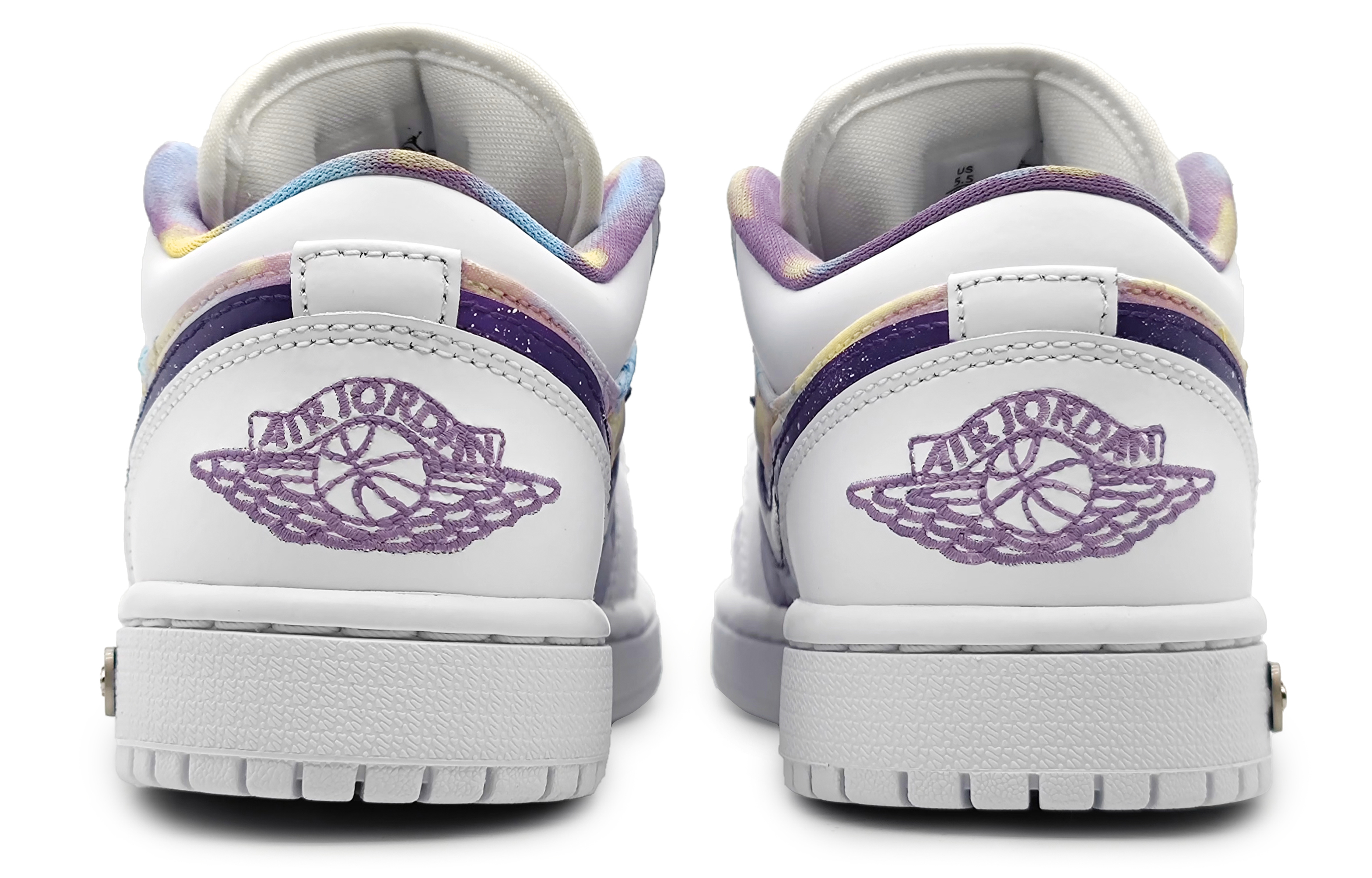 Purchase (W) [Sepatu Custom] Air Jordan 1 Low 'Quilted Chanel Dream Gradasi' DB6480-100(Team16-女款云染霓虹黄)