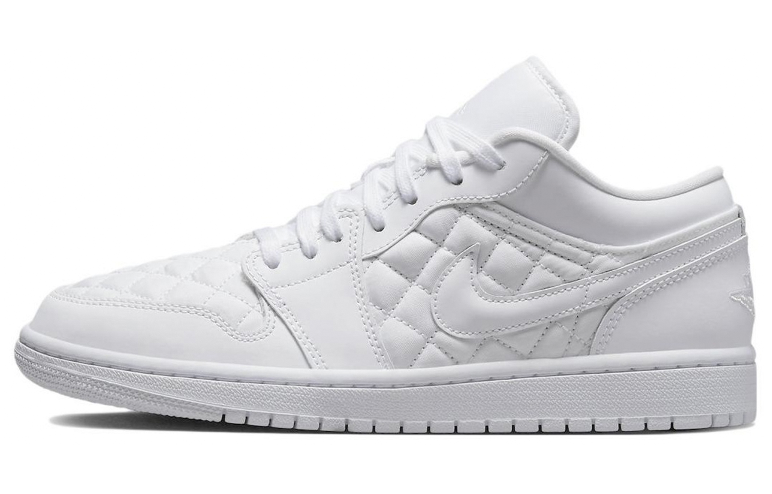 Sizing (W) [Sepatu Custom] Air Jordan 1 Low 'Quilted Chanel Dream Gradasi' DB6480-100(Team16-女款云染霓虹黄)