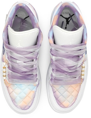 (W) 에어 조던 1 로우 '퀼트 네온 마카롱' (커스텀) DB6480-100(Team16-女款云染霓虹) Shop (W) 에어 조던 1 로우 '퀼트 네온 마카롱' (커스텀) DB6480-100(Team16-女款云染霓虹)