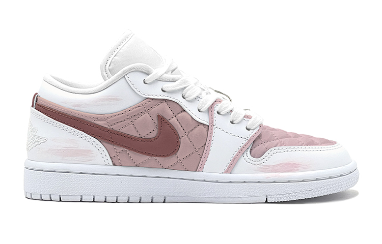 Lookbook (W) 에어 조던 1 로우 '퀼트 핑크 나비' (Air Jordan 1 Low 'Quilt Pink Butterfly') DB6480-100(TeamS-粉色蝴蝶S-BOX)
