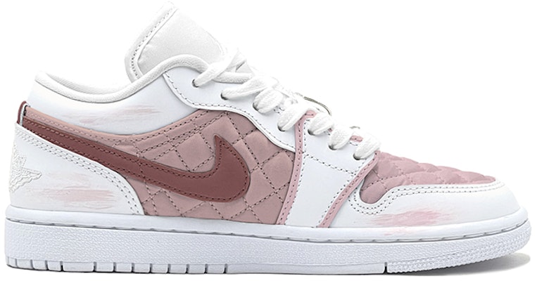 (W) 에어 조던 1 로우 '퀼트 핑크 나비' (Air Jordan 1 Low 'Quilt Pink Butterfly') DB6480-100(TeamS-粉色蝴蝶S-BOX) Lookbook (W) 에어 조던 1 로우 '퀼트 핑크 나비' (Air Jordan 1 Low 'Quilt Pink Butterfly') DB6480-100(TeamS-粉色蝴蝶S-BOX)