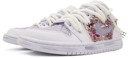 【訂製球鞋】Jordan Air Jordan 1 Low Quilted 小香風 高街 學院風 珍珠鏈條 低幫 復古籃球鞋 女款 白 Lookbook 【訂製球鞋】Jordan Air Jordan 1 Low Quilted 小香風 高街 學院風 珍珠鏈條 低幫 復古籃球鞋 女款 白