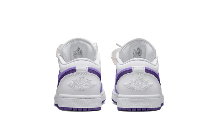 Shop (W) [Sepatu Kustom] Air Jordan 1 Low 'Ungu Putih Berlapis' DB6480-100(TeamY-女款小香奈儿紫白)