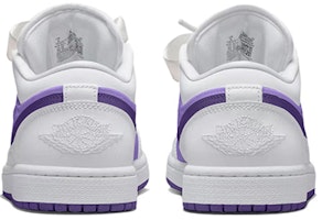 【定制球鞋】Jordan Air Jordan 1 Low 絎縫低幫復古籃球鞋 女款 紫白 Shop 【定制球鞋】Jordan Air Jordan 1 Low 絎縫低幫復古籃球鞋 女款 紫白