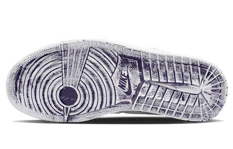 Purchase (W) [Sepatu Kustom] Air Jordan 1 Low 'Ungu Putih Berlapis' DB6480-100(TeamY-女款小香奈儿紫白)