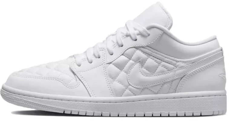 【訂製球鞋】Jordan Air Jordan 1 Low Quilted 小香風 高街 學院風 珍珠鏈條 低幫 復古籃球鞋 女款 白 Details for 【訂製球鞋】Jordan Air Jordan 1 Low Quilted 小香風 高街 學院風 珍珠鏈條 低幫 復古籃球鞋 女款 白