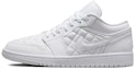 Details for (W) Zapatillas personalizadas Air Jordan 1 Low 'Blanco Triple Acolchado' DB6480-100(TeamY-女款小香奈儿粉绿)
