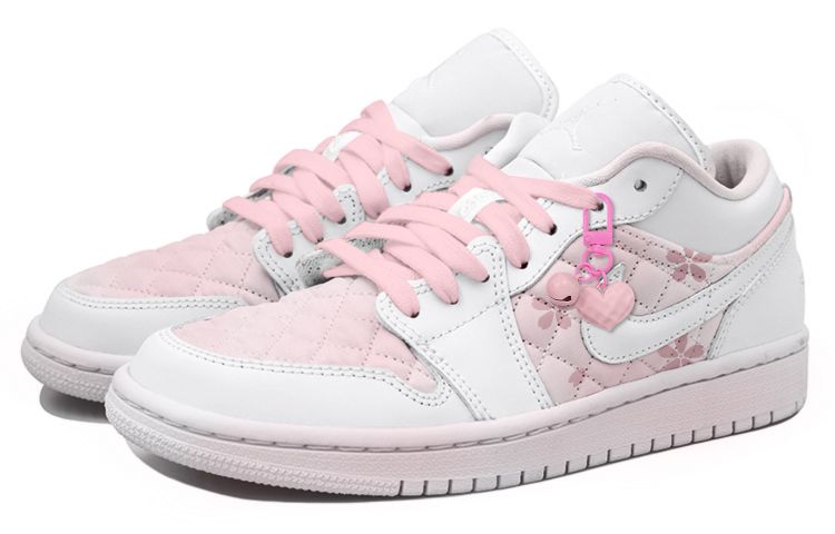 Shop (W) 에어 조던 1 로우 '사쿠라 블러쉬' (커스텀) DB6480-100(Team拾玖-浪漫樱花S-BOX）