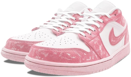 【訂製球鞋】Jordan Air Jordan 1 Low 浸染 刮刮樂 特殊鞋盒 耐磨防滑 低筒 復古籃球鞋 女款 櫻花粉紅 Lookbook 【訂製球鞋】Jordan Air Jordan 1 Low 浸染 刮刮樂 特殊鞋盒 耐磨防滑 低筒 復古籃球鞋 女款 櫻花粉紅