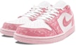 Lookbook 【訂製球鞋】Jordan Air Jordan 1 Low 浸染 刮刮樂 特殊鞋盒 耐磨防滑 低筒 復古籃球鞋 女款 櫻花粉紅