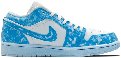 (W) 【カスタムシューズ】(女性用)エアジョーダン1 ロウ「スクラッチオフ - アイスブルー」 553560-130(TeamE-浸染-刮刮乐-蓝色) Order (W) 【カスタムシューズ】(女性用)エアジョーダン1 ロウ「スクラッチオフ - アイスブルー」 553560-130(TeamE-浸染-刮刮乐-蓝色)