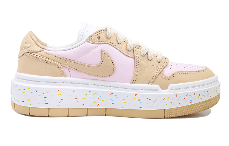 Lookbook (W) [Custom Sepatu] Air Jordan 1 Low 'Smiley Multicolor' DH7004-102(Team拾玖-多色墨点S-BOX)