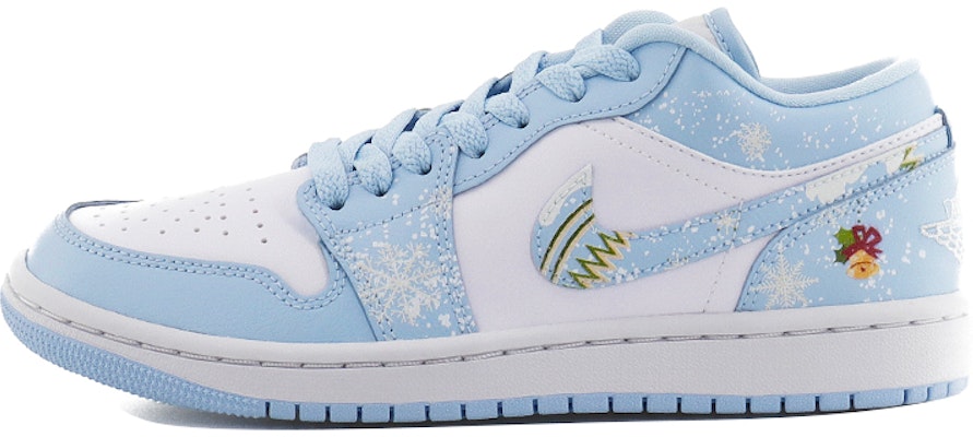 (W) 커스텀 에어 조던 1 로우 '스노플레이크-UNC 블루' DC0774-141(Team10-冬季雪景) Buy (W) 커스텀 에어 조던 1 로우 '스노플레이크-UNC 블루' DC0774-141(Team10-冬季雪景)