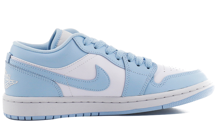 Order (W) 커스텀 에어 조던 1 로우 '스노플레이크-UNC 블루' DC0774-141(Team10-冬季雪景）
