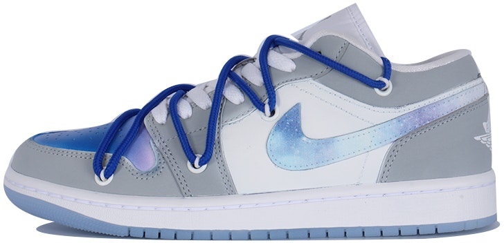 custom-shoes-women-air-jordan-1-low-starry-sky-grey-white