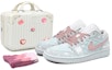 Buy 【客製化籃球鞋】Jordan Air Jordan 1 Low OKHR 草莓牛奶 復古風 特殊鞋盒 低筒 復古籃球鞋 女款 藍粉