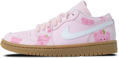 【訂製球鞋】Jordan Air Jordan 1 Low "Pink Gum" 可愛 草莓小熊 特殊鞋盒 低幫 復古籃球鞋 女款 粉色 Order 【訂製球鞋】Jordan Air Jordan 1 Low "Pink Gum" 可愛 草莓小熊 特殊鞋盒 低幫 復古籃球鞋 女款 粉色