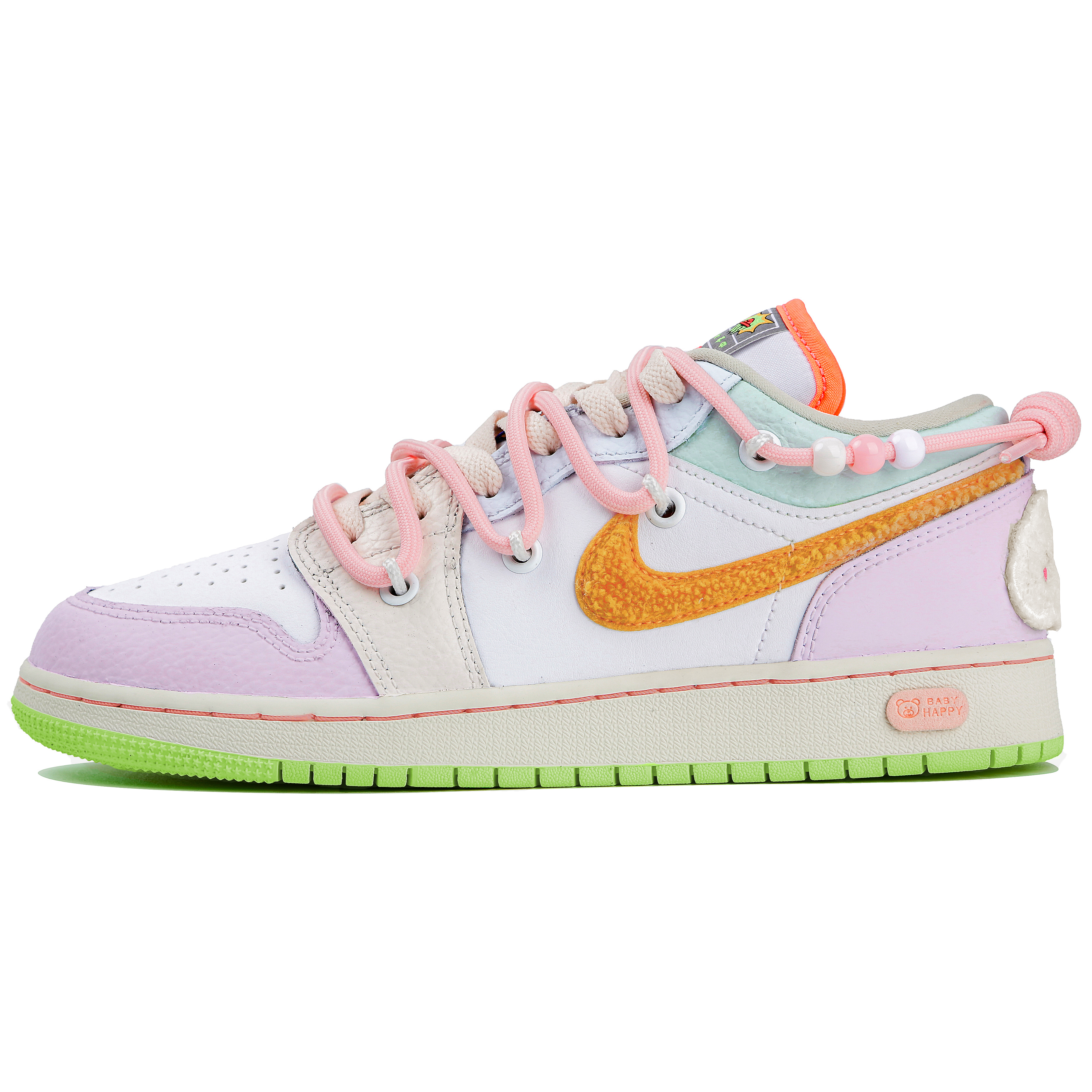Buy (W) [Sepatu Custom] Air Jordan 1 Low 'Summer Sweetheart' FB1835-181(Team4-女款夏日甜心)