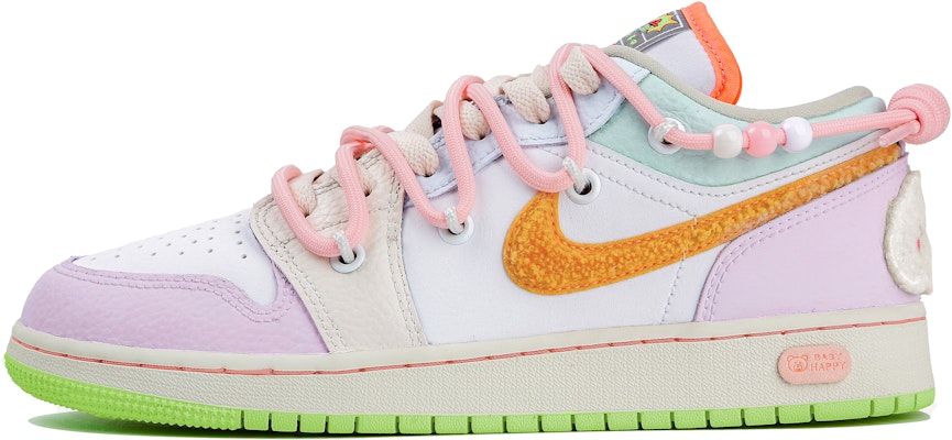【訂製球鞋】 Jordan Air Jordan 1 夏日甜心 清爽夏日 多巴胺 防滑耐磨 低筒 復古籃球鞋 女款 Buy 【訂製球鞋】 Jordan Air Jordan 1 夏日甜心 清爽夏日 多巴胺 防滑耐磨 低筒 復古籃球鞋 女款