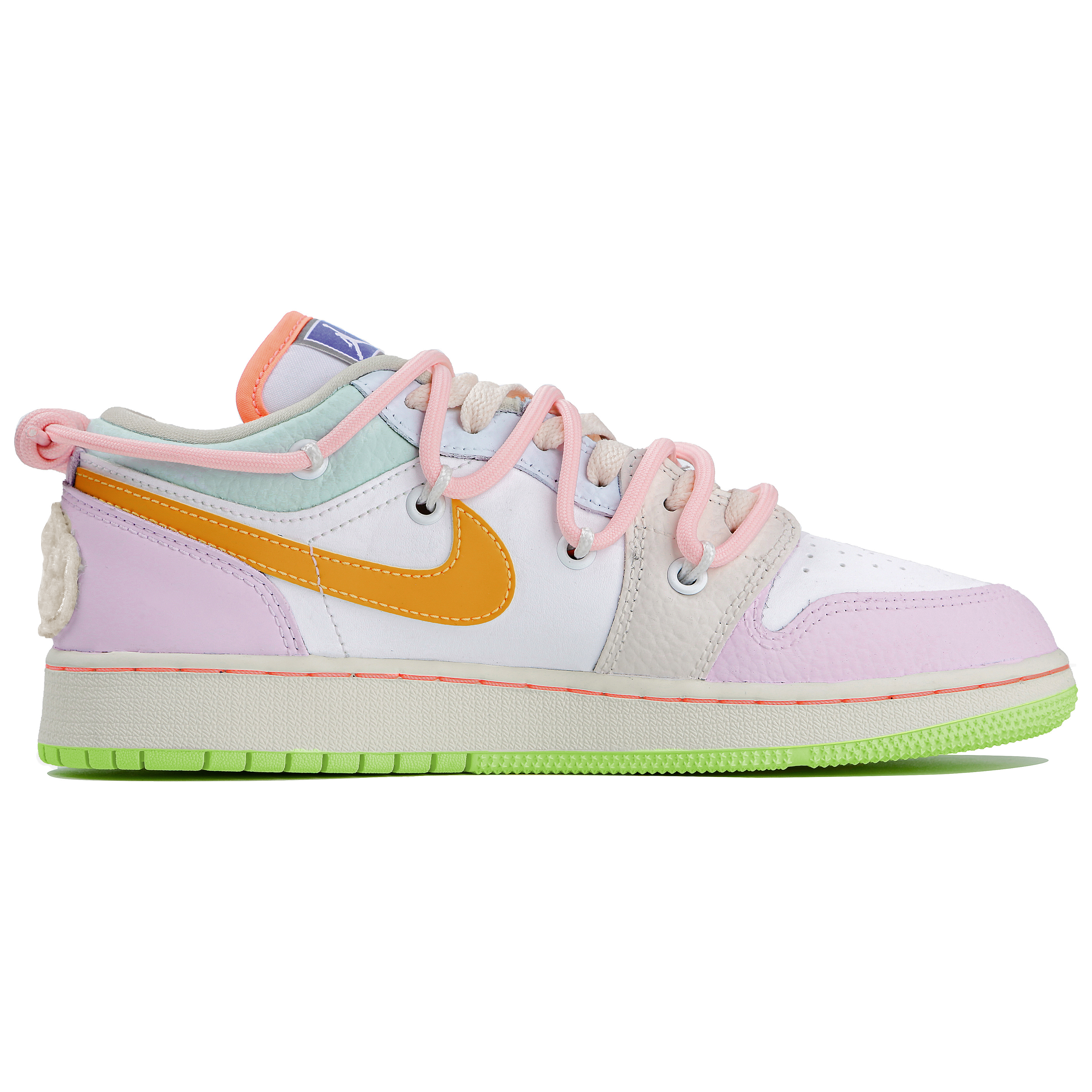 Order (W) [Sepatu Custom] Air Jordan 1 Low 'Summer Sweetheart' FB1835-181(Team4-女款夏日甜心)