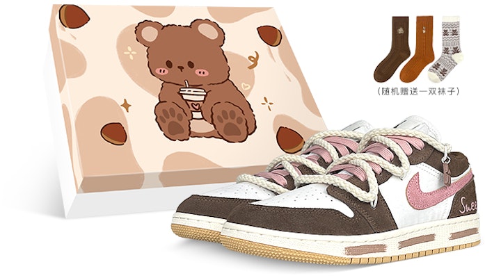(W) 에어 조던 1 로우 '스윗하트 코코아' (커스텀) FB2216-200(Team116-女甜心可可解SBOX) Buy (W) 에어 조던 1 로우 '스윗하트 코코아' (커스텀) FB2216-200(Team116-女甜心可可解SBOX)