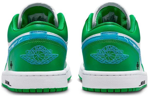 【定制球鞋】 Jordan Air Jordan 1 電動潮玩 科技藍圖 電競競技 潮流復古 低幫 復古籃球鞋 女款 白綠藍 Shop 【定制球鞋】 Jordan Air Jordan 1 電動潮玩 科技藍圖 電競競技 潮流復古 低幫 復古籃球鞋 女款 白綠藍